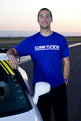 Brian Lock Stands Next to GT-R