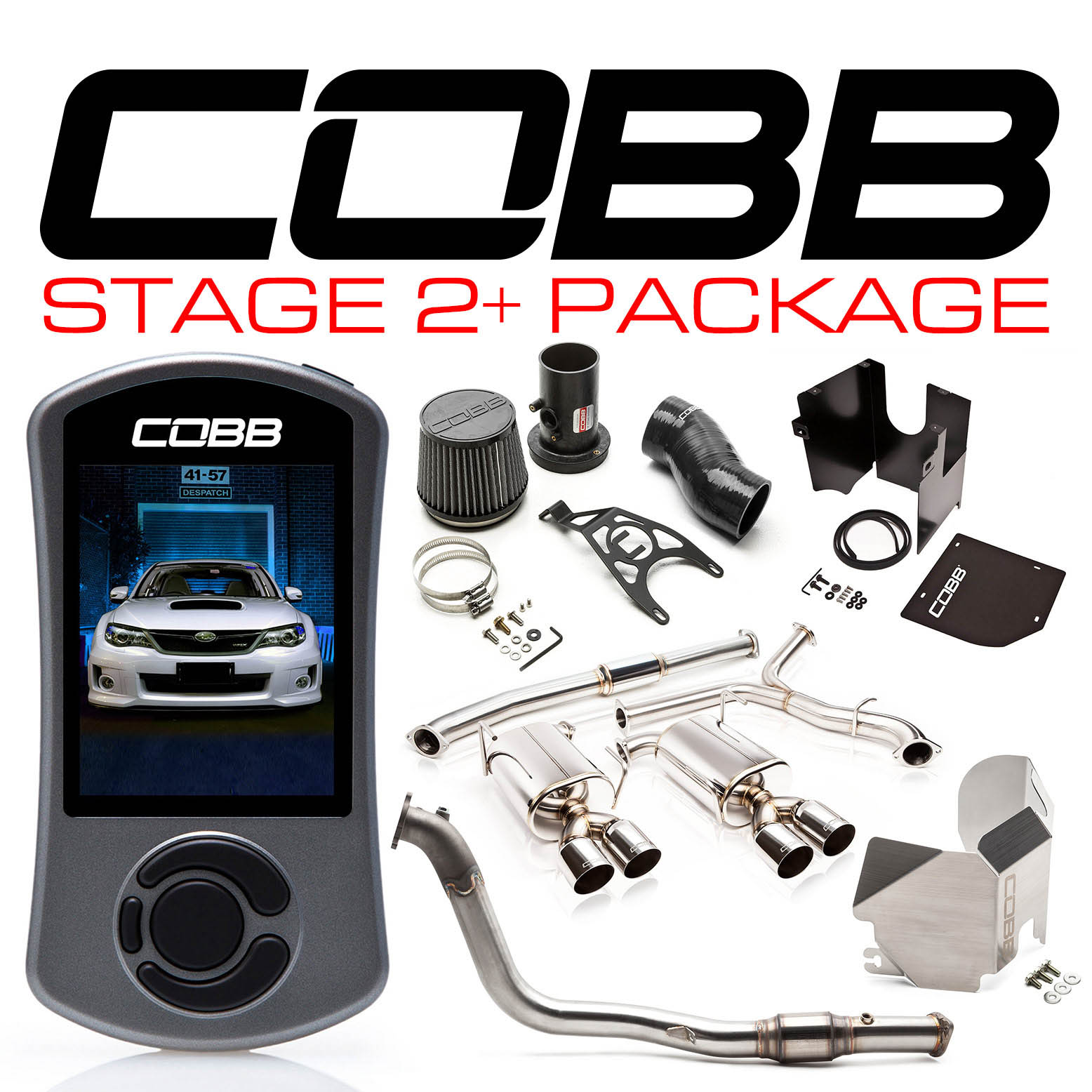 Cobb Ots Stage 2 Wrx Cobb Tuning - Subaru 11-14 Wrx Sedan Stage 2+ Power Package With V3